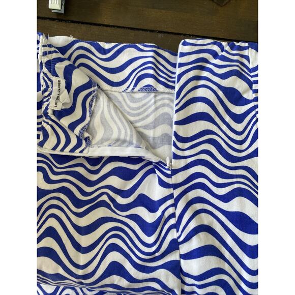 Love On A Hanger‎ Womens 7 Blue Mini Skirt Rave Avant Garde Statement - Picture 6 of 6